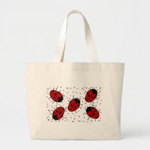 Ladybug Large Tote Bag