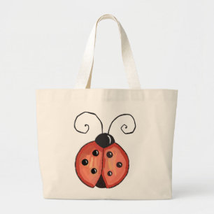 Ladybug Large Tote Bag