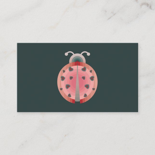 ladybug love business card (Front)