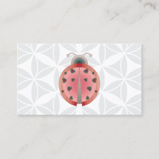 ladybug love business card