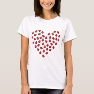 Ladybug Love Heart T-Shirt