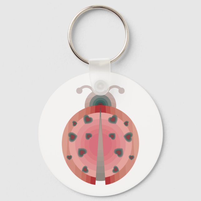 ladybug love key ring (Front)