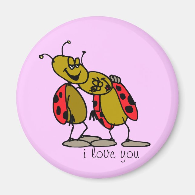 Ladybug Love Magnet (Front)