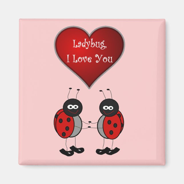 Ladybug Love Magnet (Front)