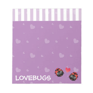 Ladybug Love Notepad