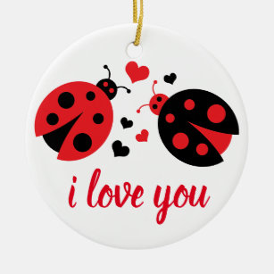 Ladybug Love Ornament