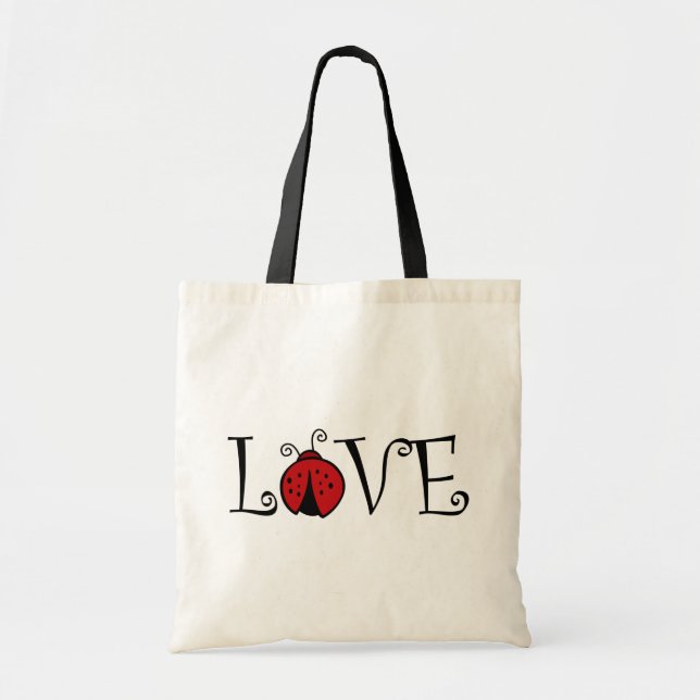 Ladybug Love totebag Tote Bag (Front)