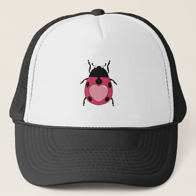 LADYBUG LOVE TRUCKER HAT (Front)
