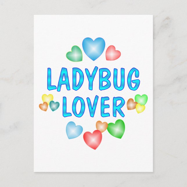 LADYBUG LOVER POSTCARD (Front)