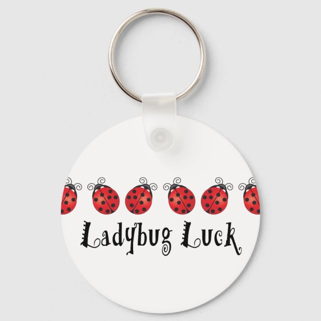 Ladybug Luck Key Ring (Front)
