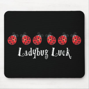 Ladybug Luck Mouse Pad