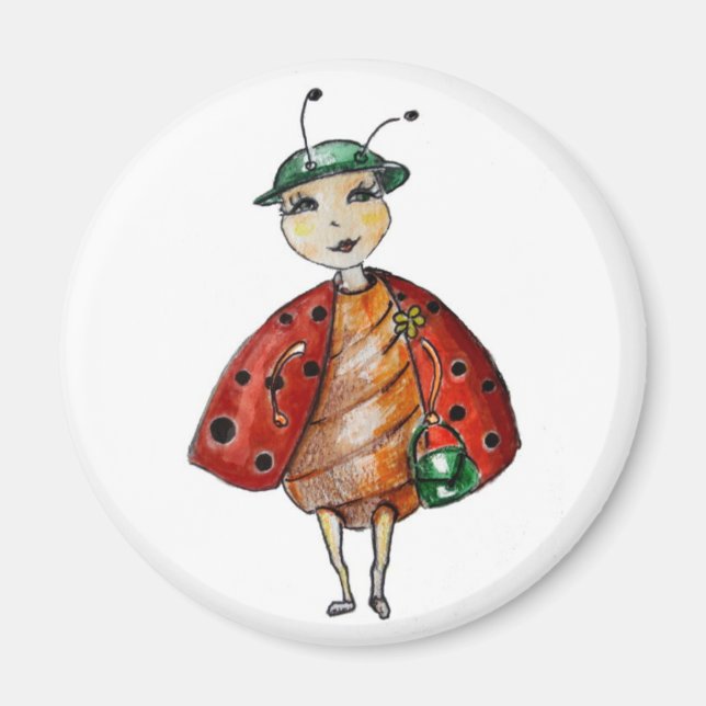 ladybug magnet (Front)