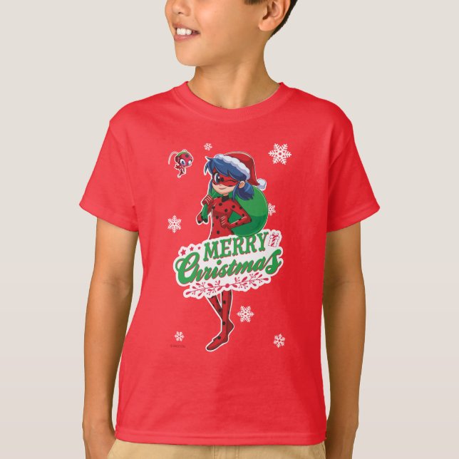 Ladybug | Merry Christmas T-Shirt (Front)