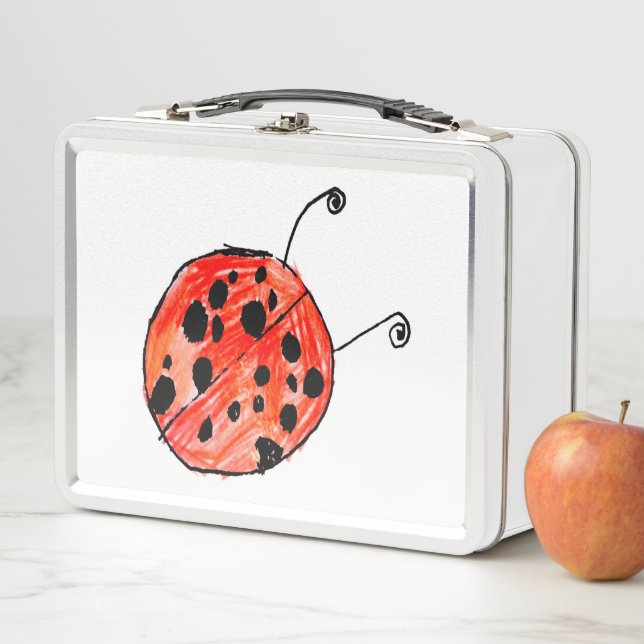Ladybug Metal Lunch Box (In Situ)