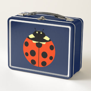 Ladybug Metal Lunch Box