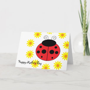 Ladybug Mother's Day Card