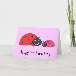 Ladybug Mother's Day Card