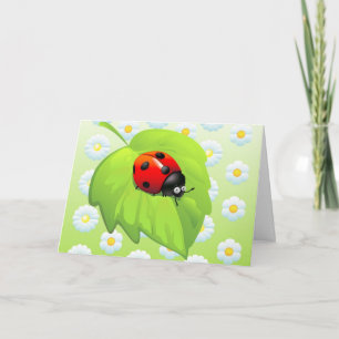 LadyBug Mother's Day Card