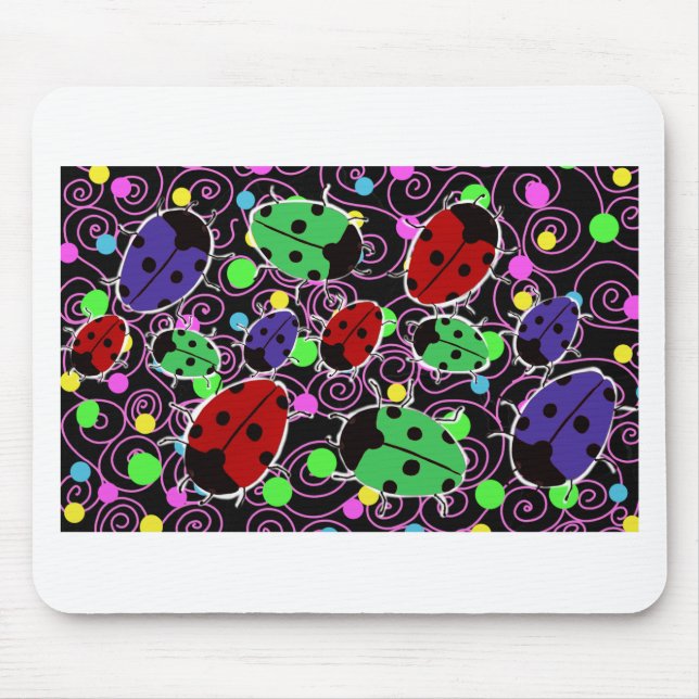 Ladybug Mouse Pad (Front)