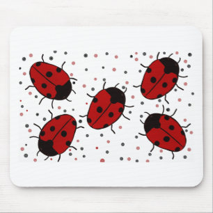 Ladybug Mouse Pad