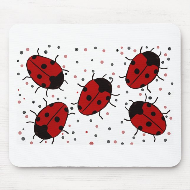 Ladybug Mouse Pad (Front)
