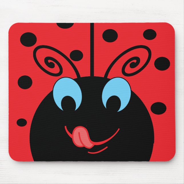 Ladybug Mouse Pad (Front)