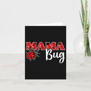 Ladybug Mum Of The Birthday Girl Shirt Card