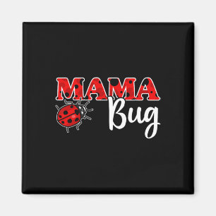 Ladybug Mum Of The Birthday Girl Shirt Magnet