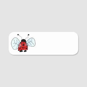 Ladybug   name tag