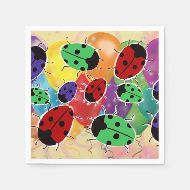 Ladybug Napkin (Front)