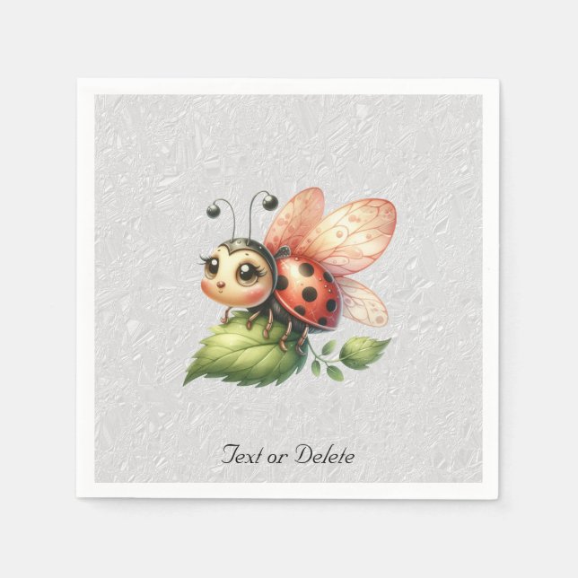 Ladybug Napkins (Front)