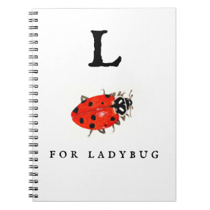 Ladybug notebook