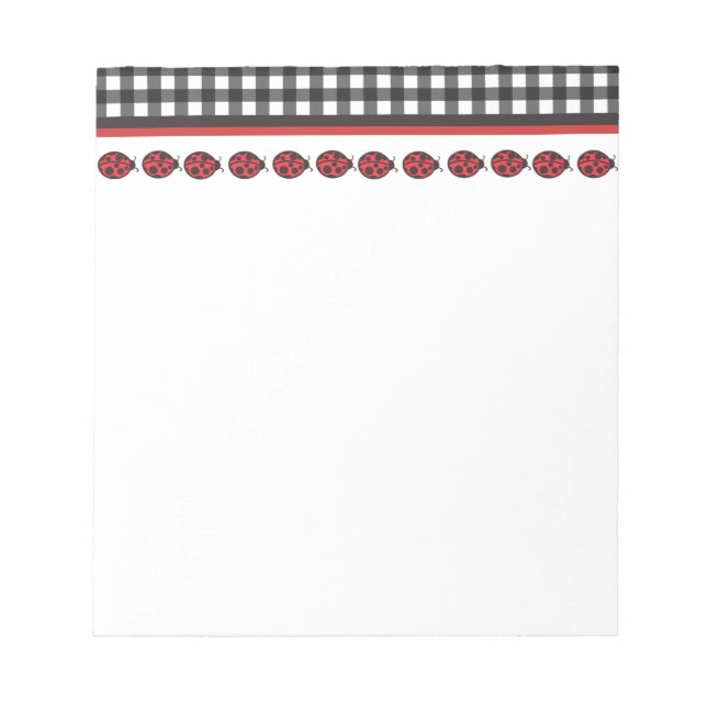 Ladybug Notepad (Front)