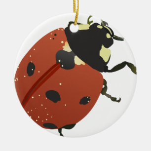 LadyBug Office Home  Personalise Destiny Destiny'S Ceramic Tree Decoration