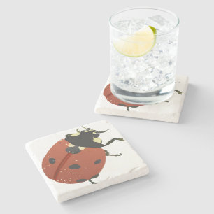 LadyBug Office Home Personalise Destiny Destiny'S Stone Coaster