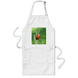 Ladybug on a blade of grass  Apron