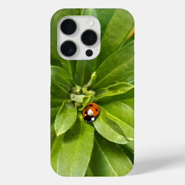 Ladybug on Flowers Case-Mate iPhone Case (Back)