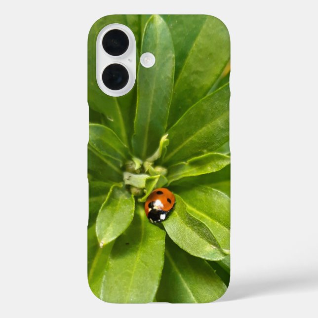 Ladybug on Flowers Case-Mate iPhone Case (Back)