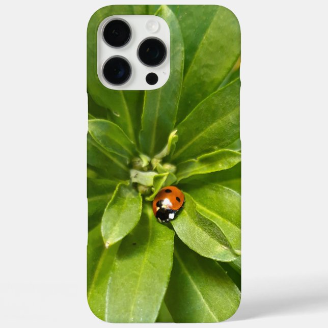 Ladybug on Flowers Case-Mate iPhone Case (Back)