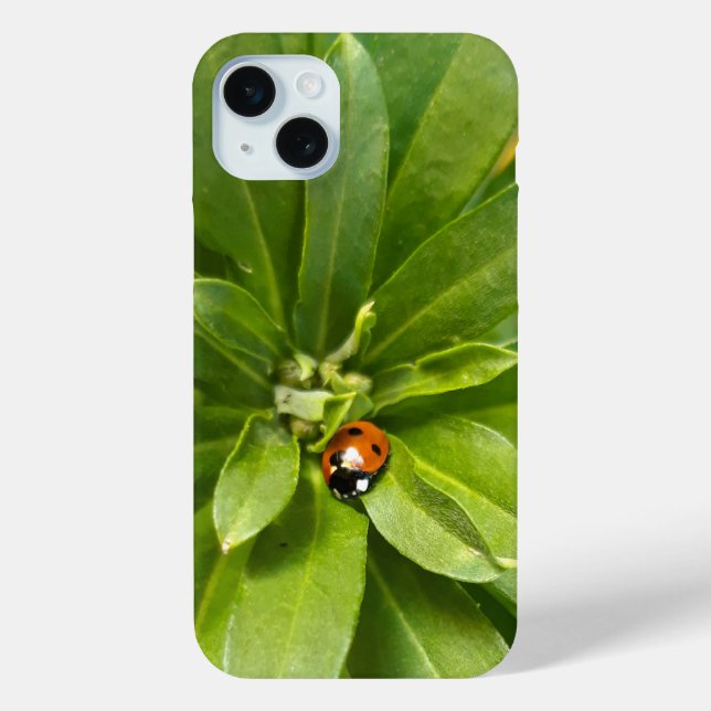 Ladybug on Flowers Case-Mate iPhone Case (Back)