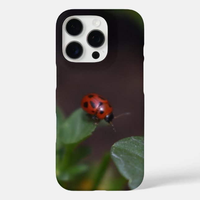 Ladybug on Flowers Case-Mate iPhone Case (Back)