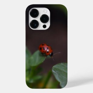 Ladybug on Flowers Case-Mate iPhone 14 Pro Case