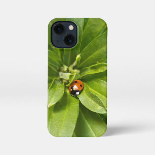 Ladybug on Flowers iPhone 13 Mini Case