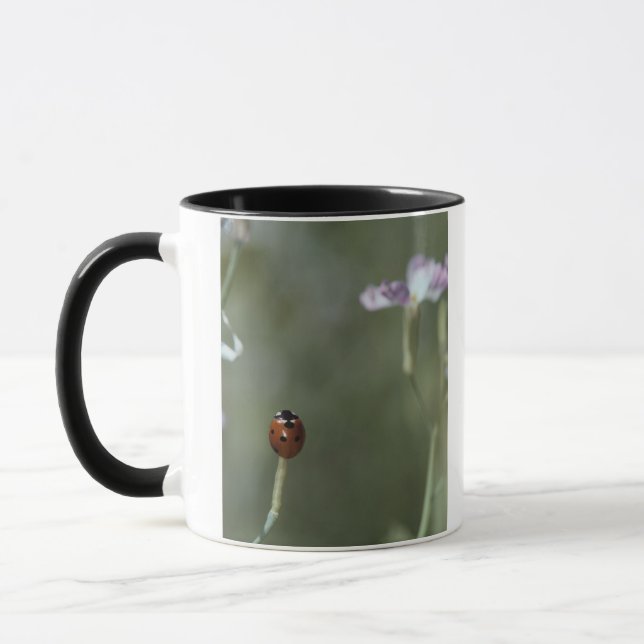 Ladybug on Stem Mug (Left)