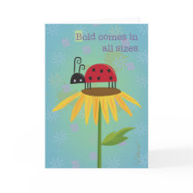 Ladybug on Yellow Flower Greeting Card