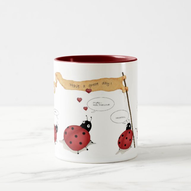 Ladybug Parade Mug (Center)