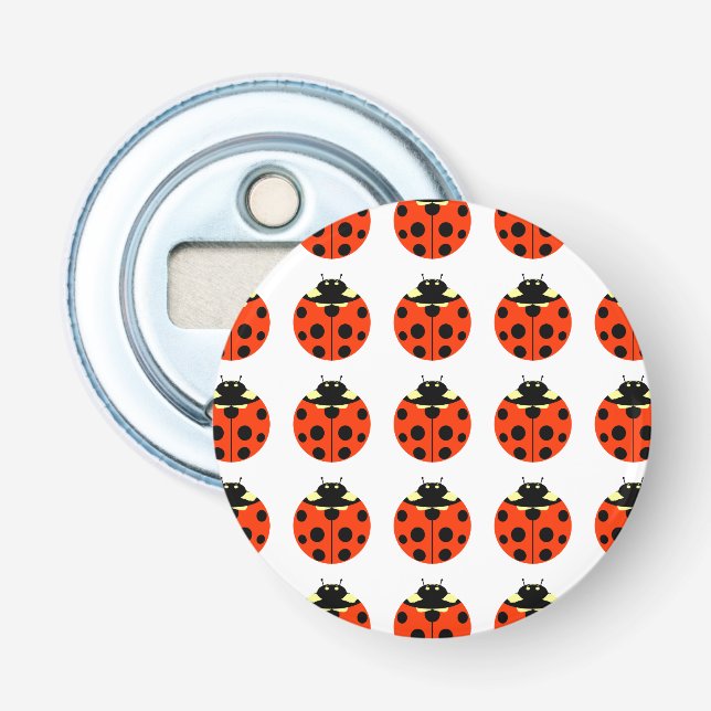ladybug pattern bottle opener (Front)