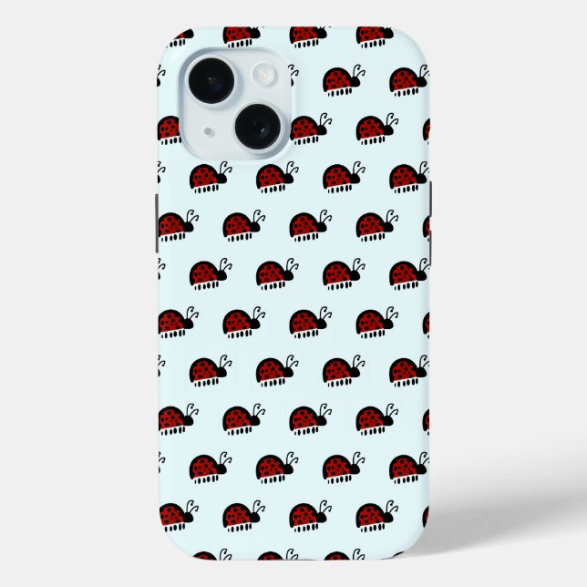 Ladybug pattern Case-Mate iPhone case (Back)