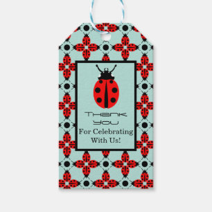 Ladybug Pattern Gift Tags