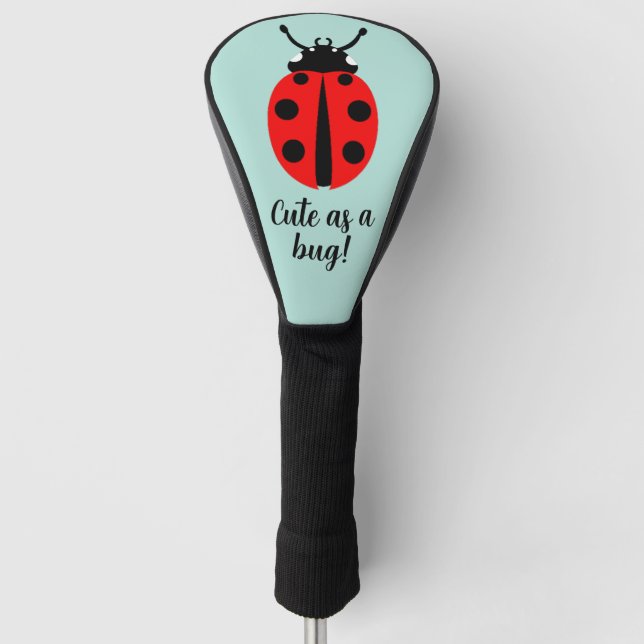Ladybug Pattern   Golf Head Cover (Front)